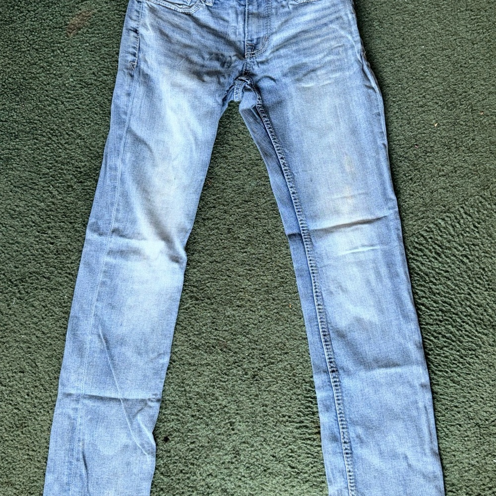 BKE Men's Light Blue Skinny Jeans